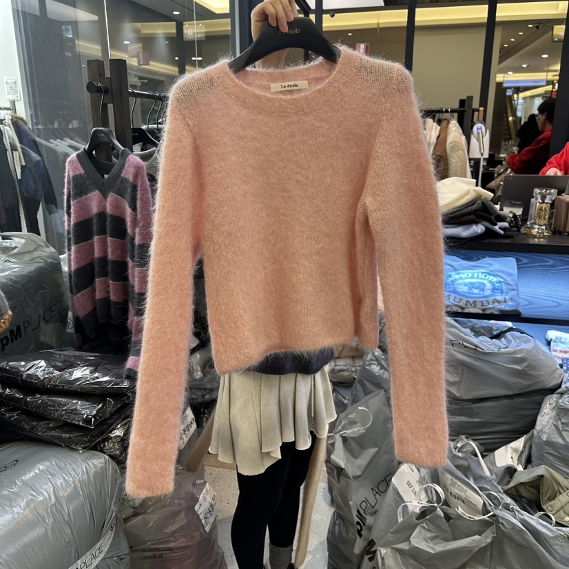 LE ETOILE韓國直郵㊣女士新款人氣25秋冬休閑推薦職業針織衫LE ETOILE針織衫圖色1