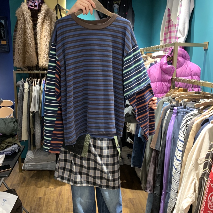 MERCI LINDA東大門㊣直郵女士新款休閑人氣職業25秋冬長袖T恤MERCI LINDA長袖T恤圖色1