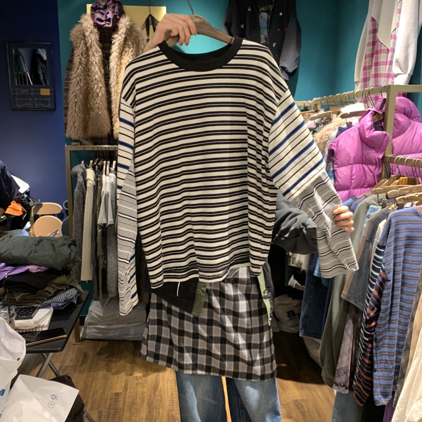 MERCI LINDA東大門㊣直郵女士新款休閑人氣職業25秋冬長袖T恤MERCI LINDA長袖T恤圖色2