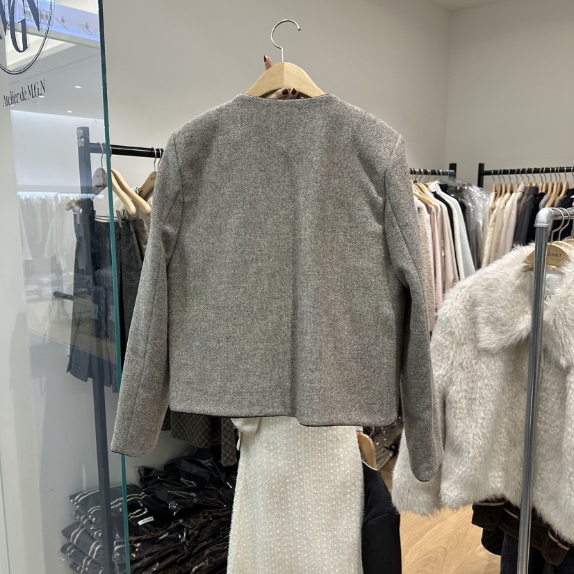 M.G.N韓國代購㊣女士新款25秋冬推薦休閑職業人氣時尚夾克MAGNET夾克
