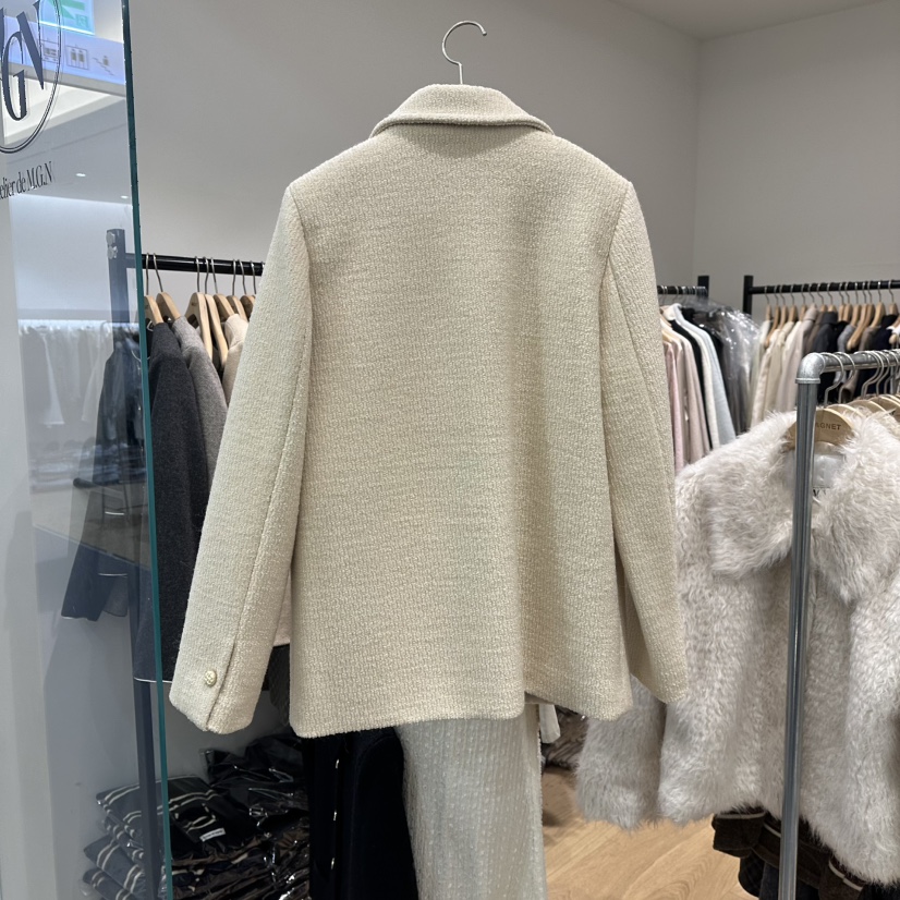 M.G.N韓國代購㊣女裝新款25秋冬人氣職業熱賣推薦時尚夾克MAGNET夾克