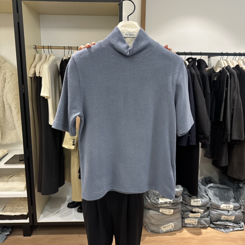 MUYBIEN韓國直郵㊣女士新品推薦25秋冬人氣休閑熱賣T恤安哥拉MUYBIENT恤圖色2