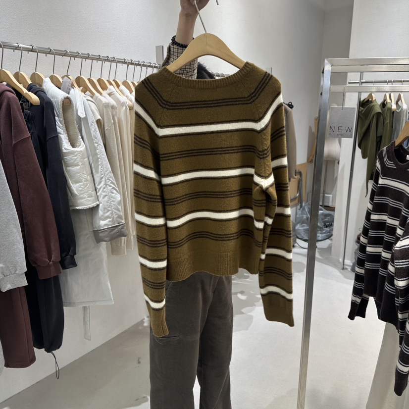 OVU東大門㊣實拍女裝新品職業推薦休閑25秋冬人氣時尚針織衫OVU針織衫