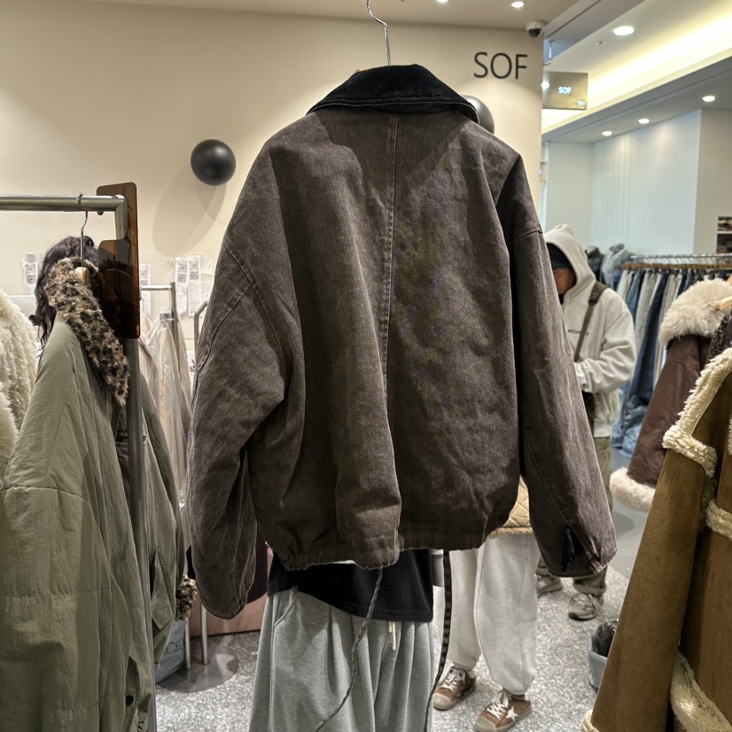 SOF韓國直郵㊣女裝新品熱賣休閑時尚人氣職業推薦短款羽絨服絨SOF短款羽絨服