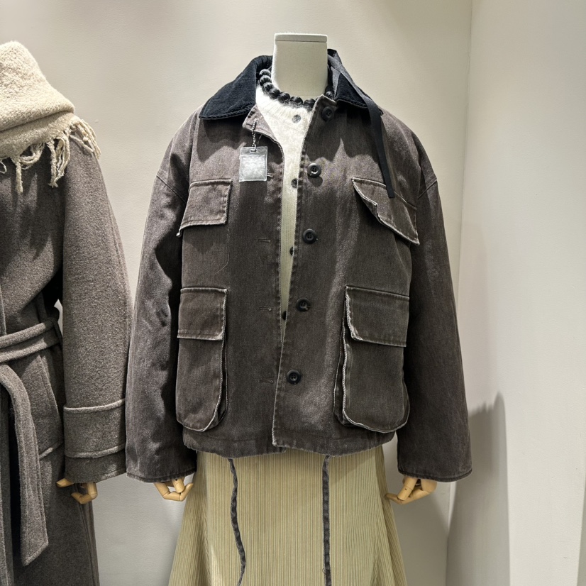 SOF韓國直郵㊣女裝新品熱賣休閑時尚人氣職業推薦短款羽絨服絨SOF短款羽絨服