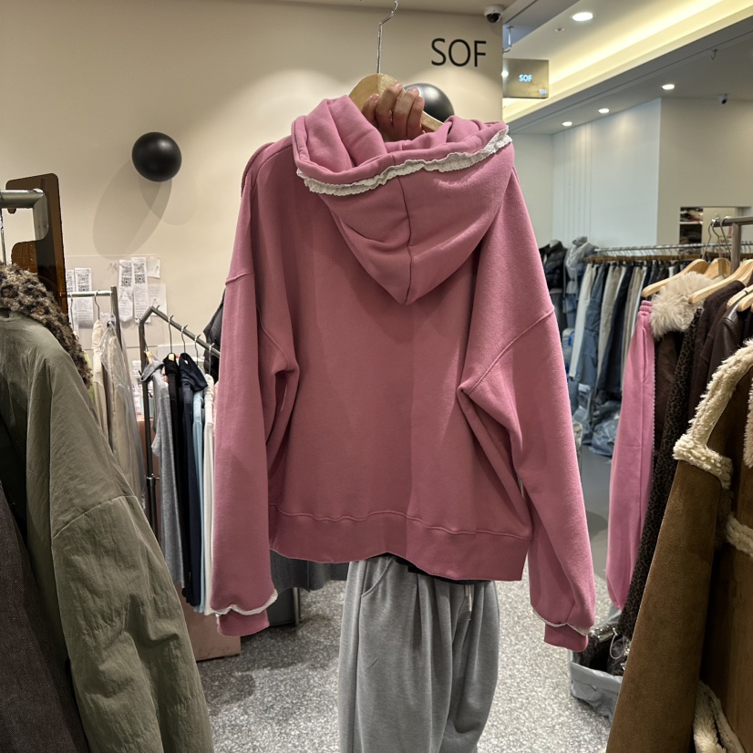 SOF東大門㊣實拍女士新款25秋冬時尚人氣熱賣休閑職業衛衣加絨SOF衛衣