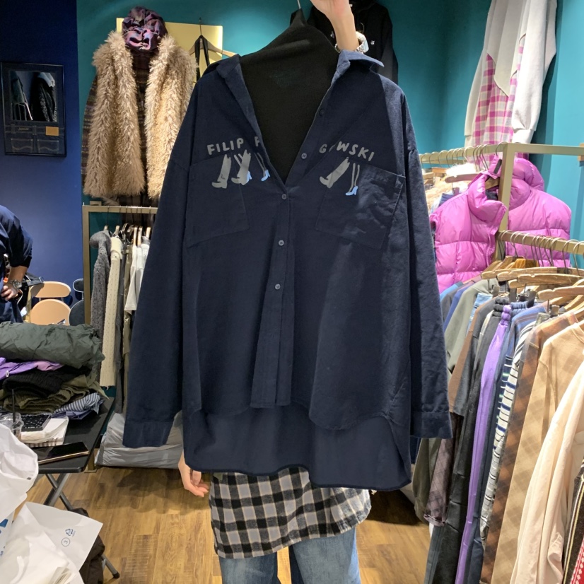 MERCI LINDA韓國直郵㊣女士新款推薦25秋冬襯衫蕾絲衫不含內搭MERCI LINDA襯衫/蕾絲衫圖色2