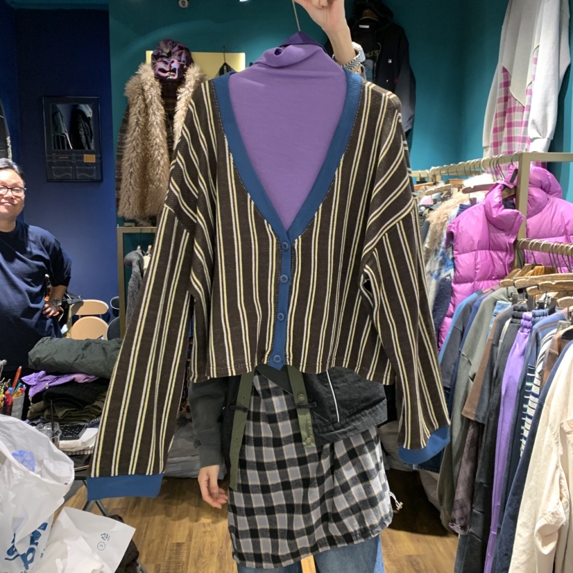 MERCI LINDA東大門㊣代購女士新品時尚毛衣不含內搭羊毛衫MERCI LINDA毛衣圖色3