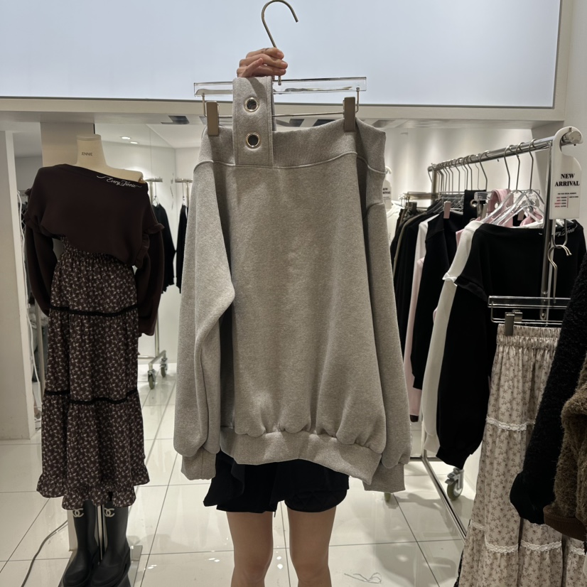 JENNIE東大門㊣實拍女裝新款25秋冬熱賣休閑推薦時尚衛衣加絨JENNIE/VENEFIT衛衣圖色2