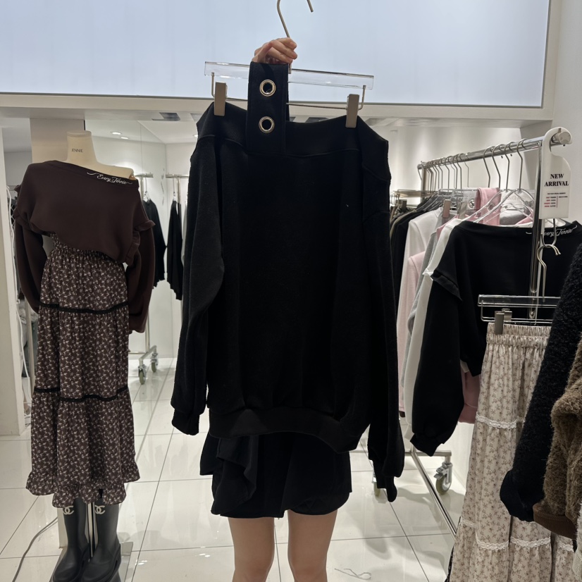 JENNIE東大門㊣實拍女裝新款25秋冬熱賣休閑推薦時尚衛衣加絨JENNIE/VENEFIT衛衣圖色3