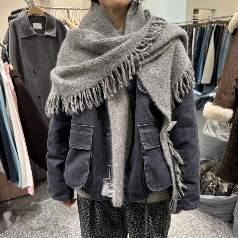 SOF東大門㊣代購女裝新品推薦休閑人氣職業熱賣25秋冬圍巾披肩SOF圍巾/披肩圖色2