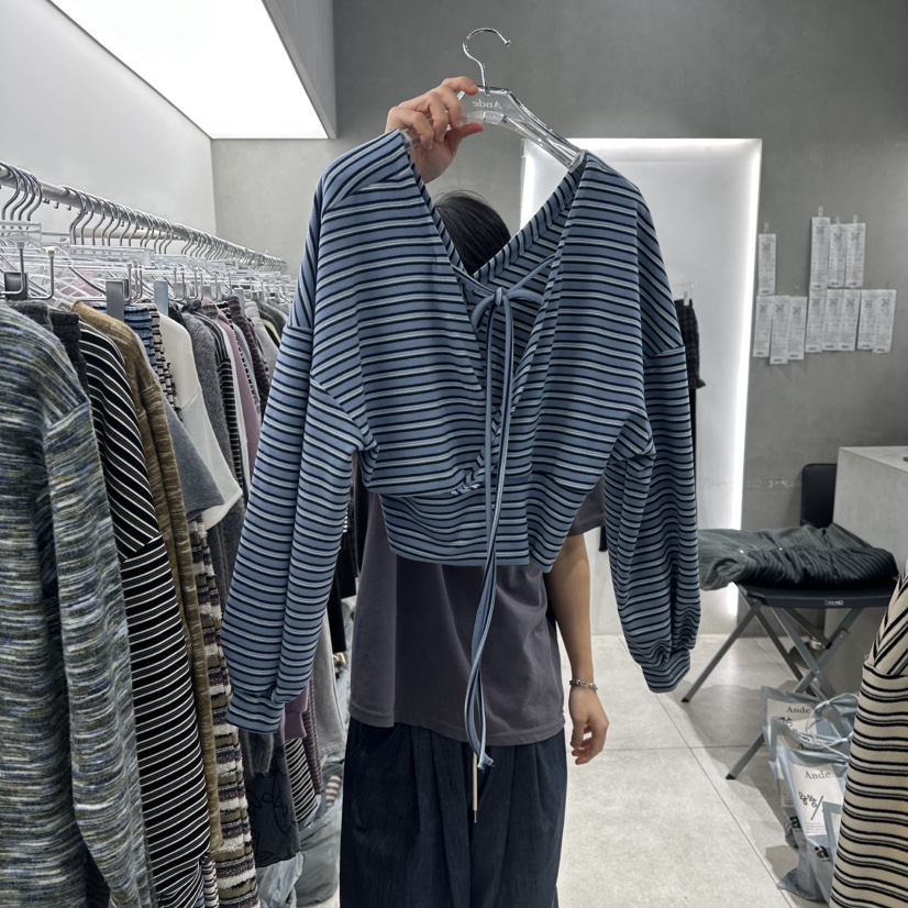 ANDE韓國直郵㊣女士新款25秋冬時尚熱賣休閑人氣職業推薦衛衣Ande衛衣