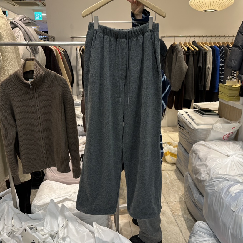 MAJDAN東大門㊣代購女士新款職業25秋冬推薦熱賣休閑褲抓絨MAJDAN休閑褲圖色3