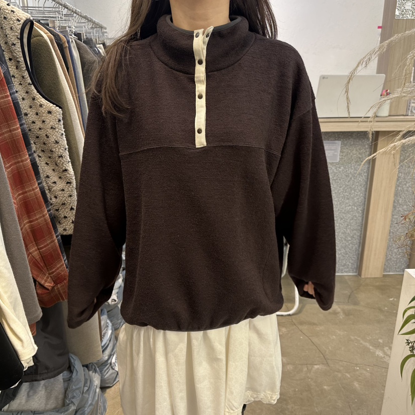 PLOVER東大門㊣實拍女裝新品推薦職業熱賣時尚人氣衛衣加絨PLO_VER衛衣圖色1