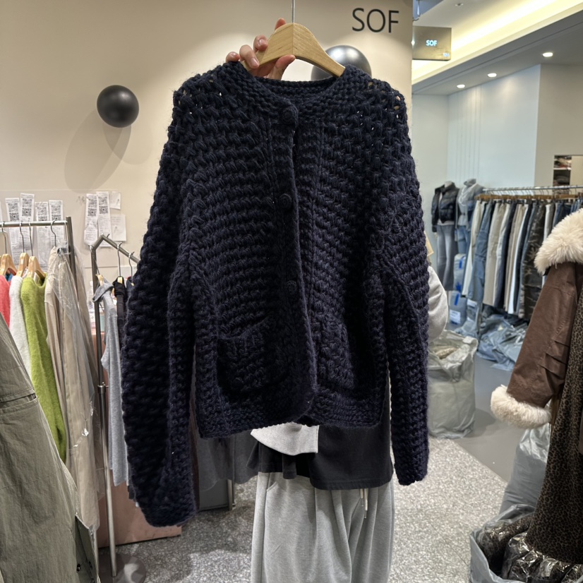 SOF韓國代購㊣女士新款推薦人氣休閑時尚熱賣職業25秋冬毛衣SOF毛衣圖色2