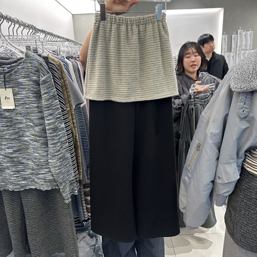 ANDE東大門㊣直郵女裝新款熱賣休閑推薦時尚人氣休閑褲貂絨Ande休閑褲