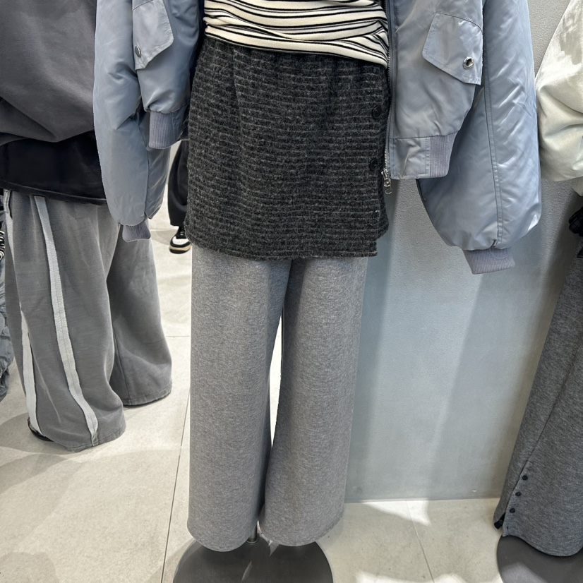 ANDE東大門㊣直郵女裝新款熱賣休閑推薦時尚人氣休閑褲貂絨Ande休閑褲圖色2