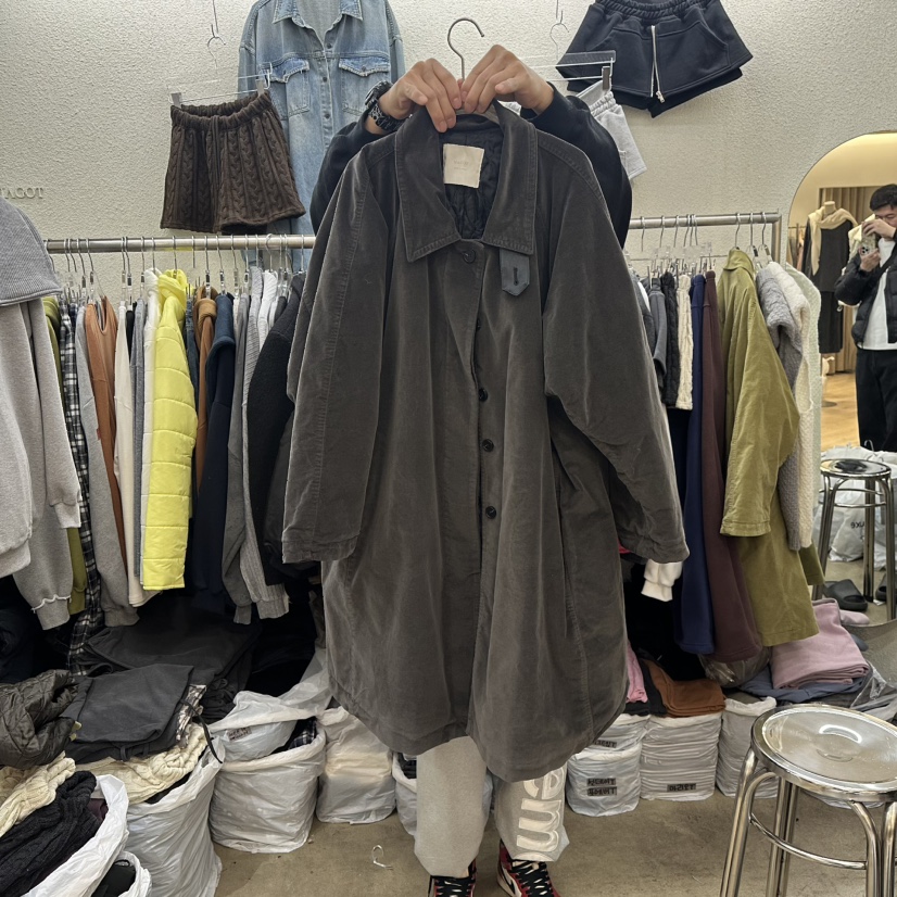 MAGOT東大門㊣代購女裝新品推薦休閑25秋冬時尚熱賣中長款大衣IIIΛGOT/MAGOT中長款大衣圖色2