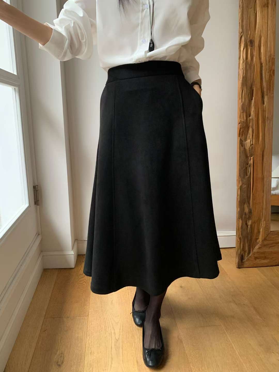 MELON韓國直郵㊣女裝新品25秋冬熱賣職業休閑時尚推薦人氣長裙MELON長裙圖色2