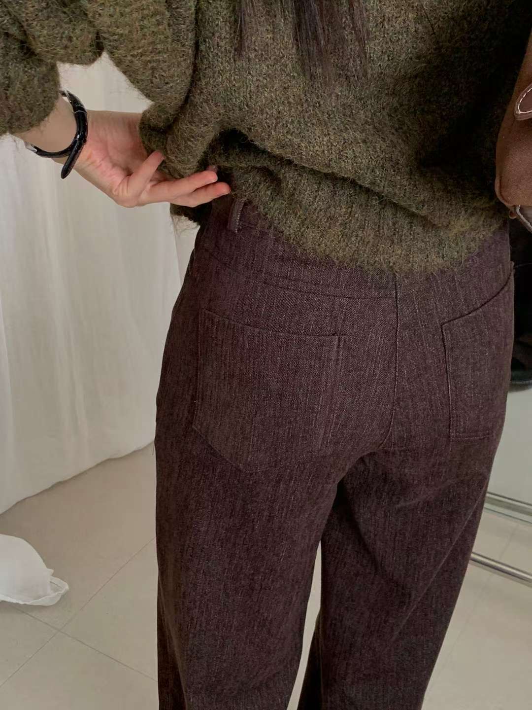 MELON韓國代購㊣女裝新款時尚職業休閑推薦25秋冬人氣休閑褲MELON休閑褲