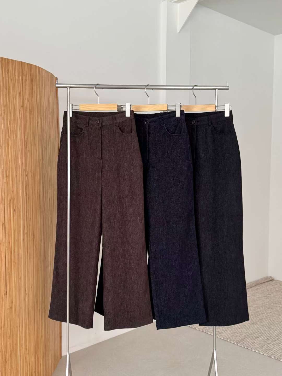 MELON韓國代購㊣女裝新款時尚職業休閑推薦25秋冬人氣休閑褲MELON休閑褲圖色2左二色