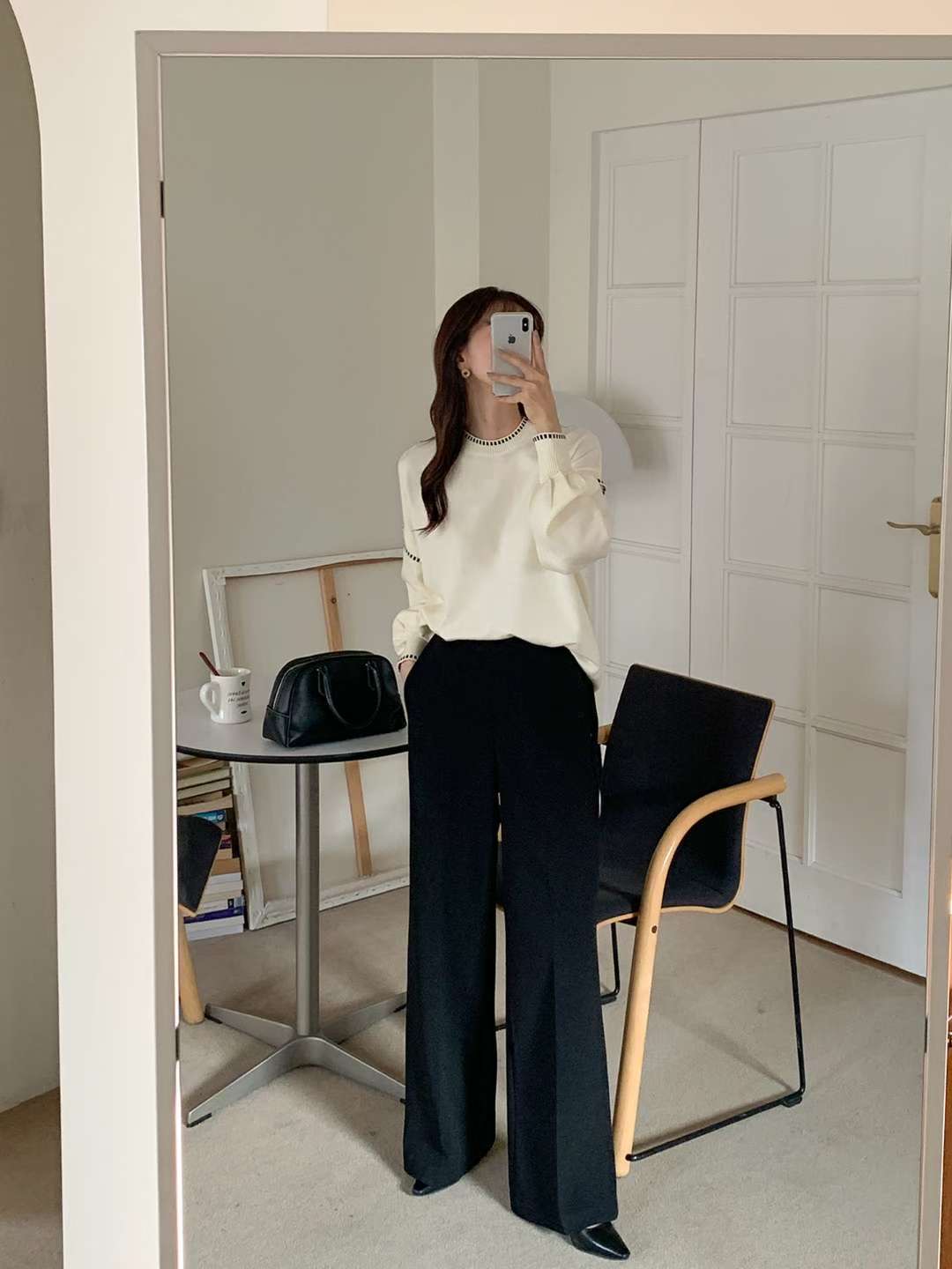 MELON韓國代購㊣女裝新品職業時尚人氣休閑25秋冬推薦休閑褲MELON休閑褲圖色3