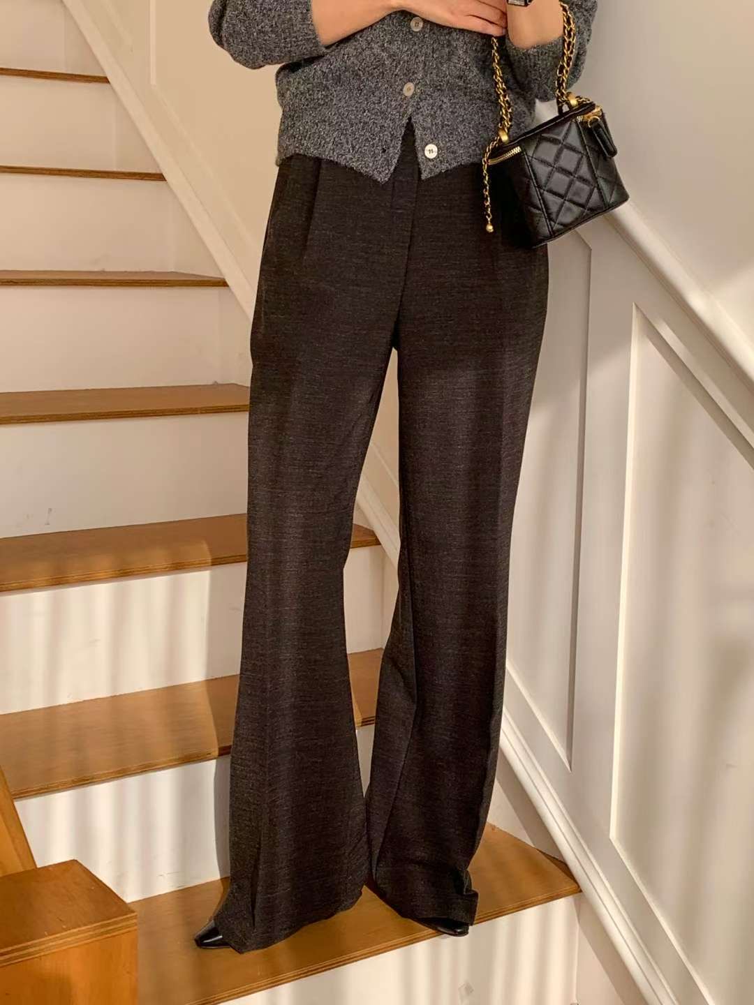 MELON東大門㊣實拍女士新品25秋冬推薦人氣時尚休閑熱賣休閑褲MELON休閑褲圖色3