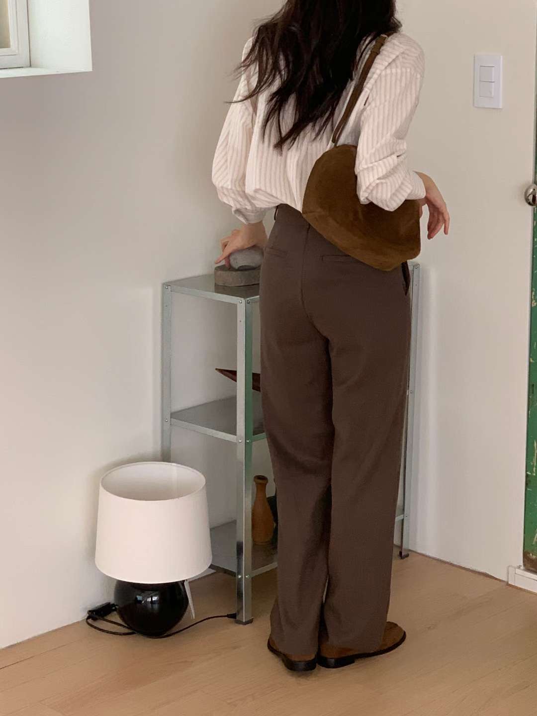 MELON東大門㊣實拍女士新款休閑熱賣時尚職業推薦人氣休閑褲MELON休閑褲