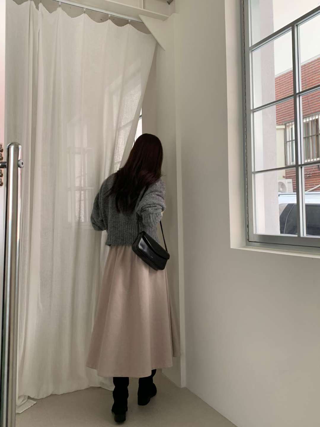 MELON韓國直郵㊣女裝新款熱賣休閑職業時尚推薦25秋冬人氣長裙MELON長裙