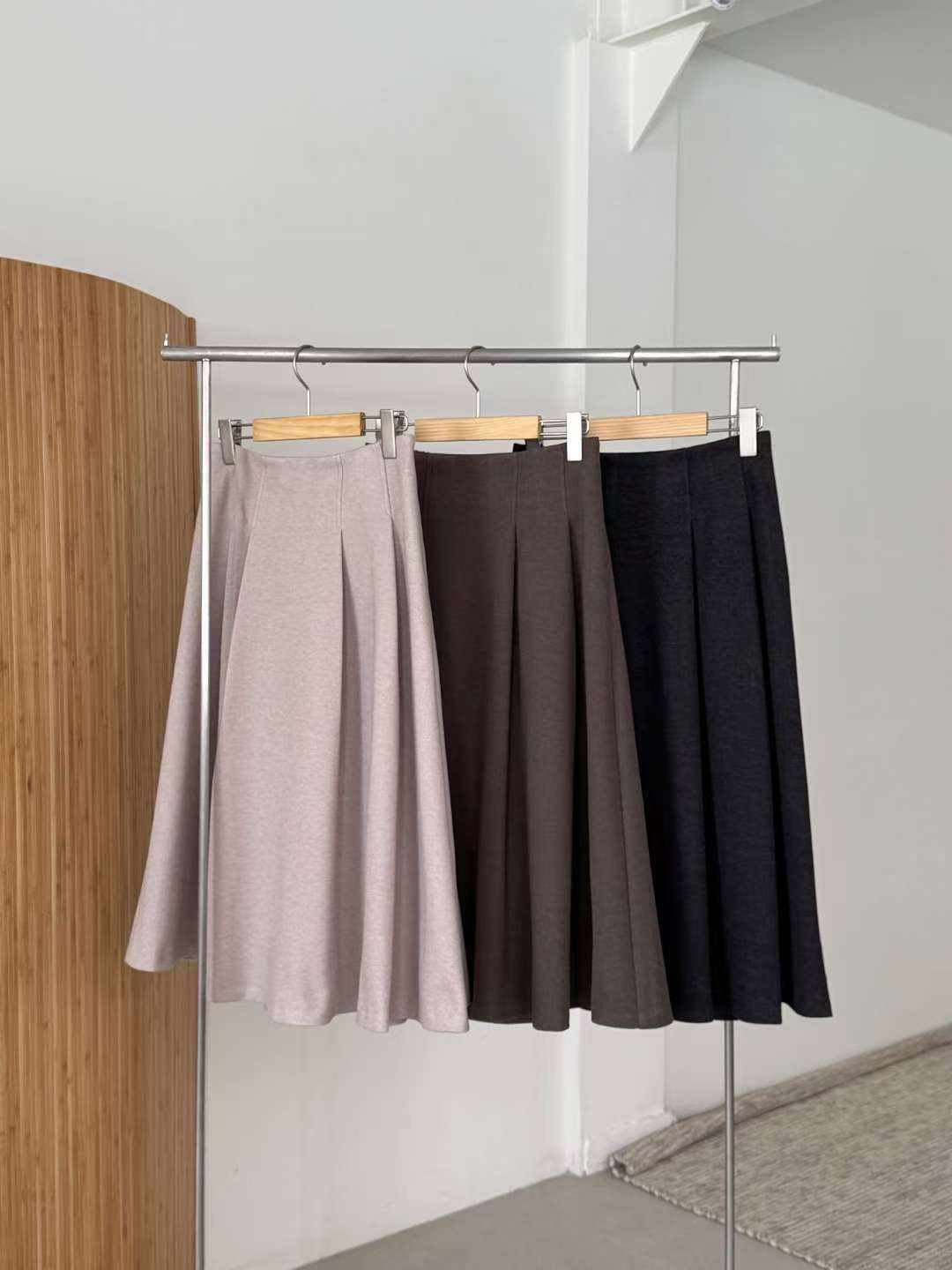 MELON韓國直郵㊣女裝新款熱賣休閑職業時尚推薦25秋冬人氣長裙MELON長裙圖色2左二色