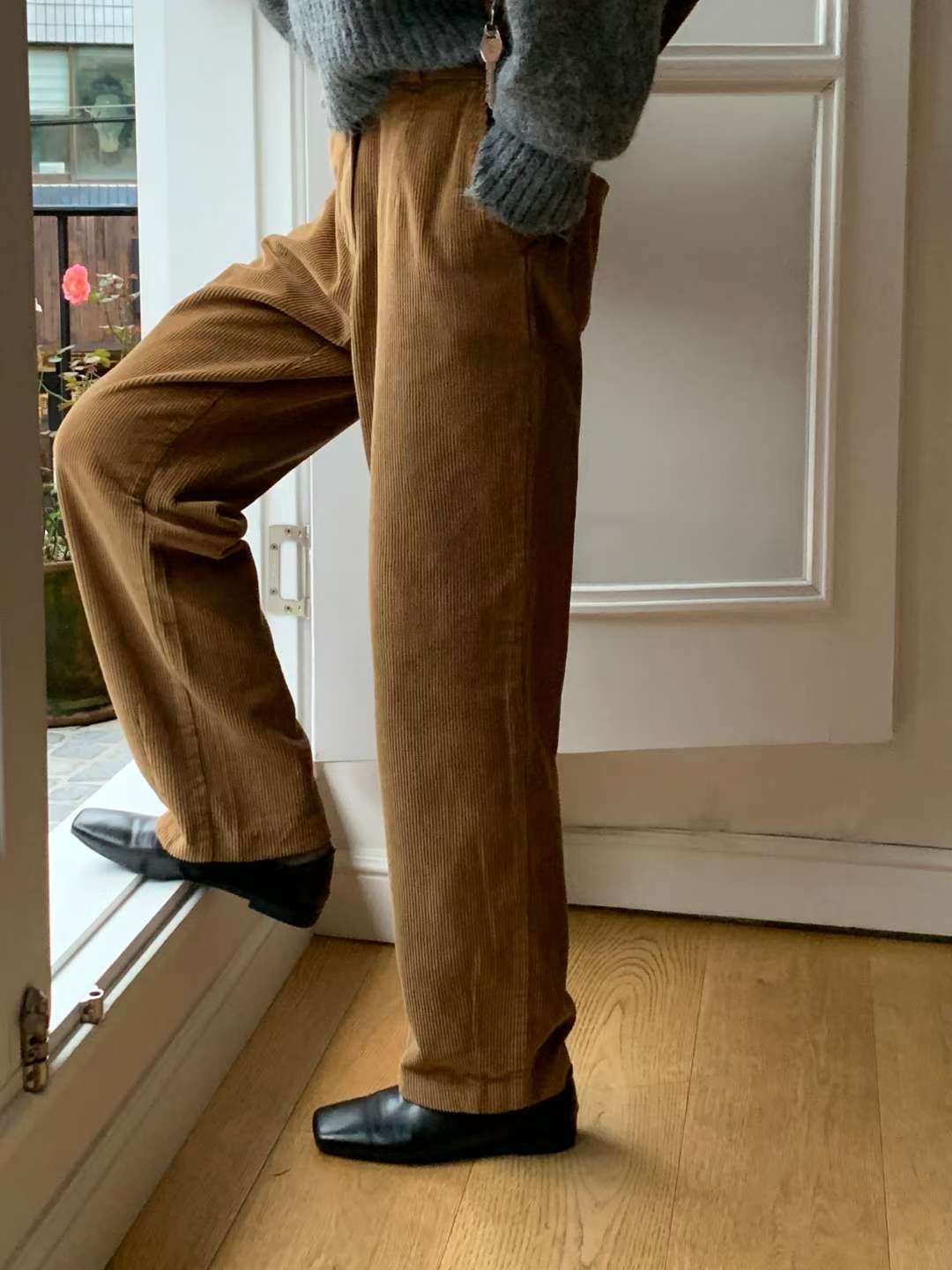 MELON韓國代購㊣女裝新品人氣時尚推薦25秋冬職業休閑休閑褲MELON休閑褲