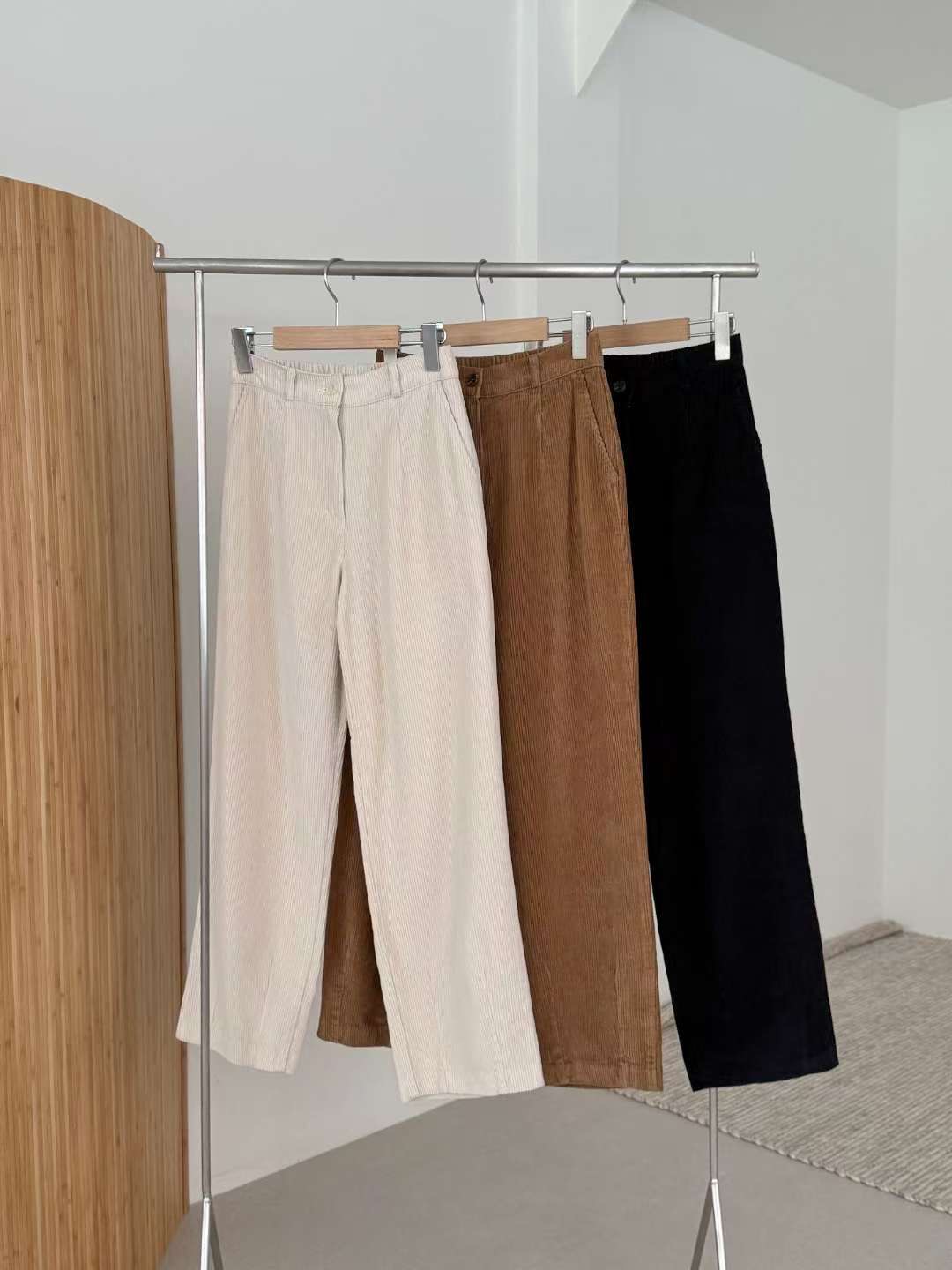 MELON韓國代購㊣女裝新品人氣時尚推薦25秋冬職業休閑休閑褲MELON休閑褲圖色3左三色