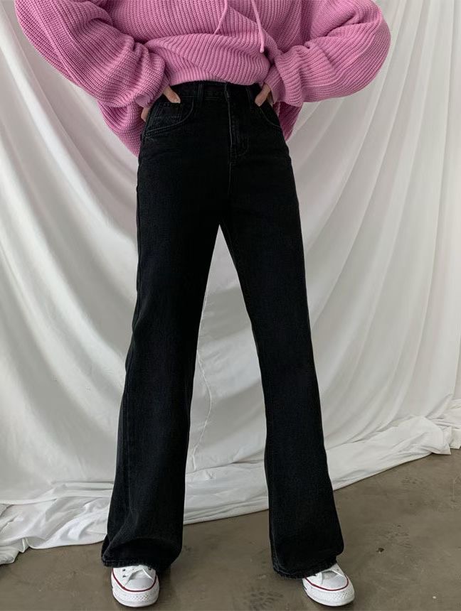 FAVOR東大門㊣直郵女士新款熱賣推薦人氣休閑25秋冬職業牛仔褲ARRICCHISI牛仔褲圖色1