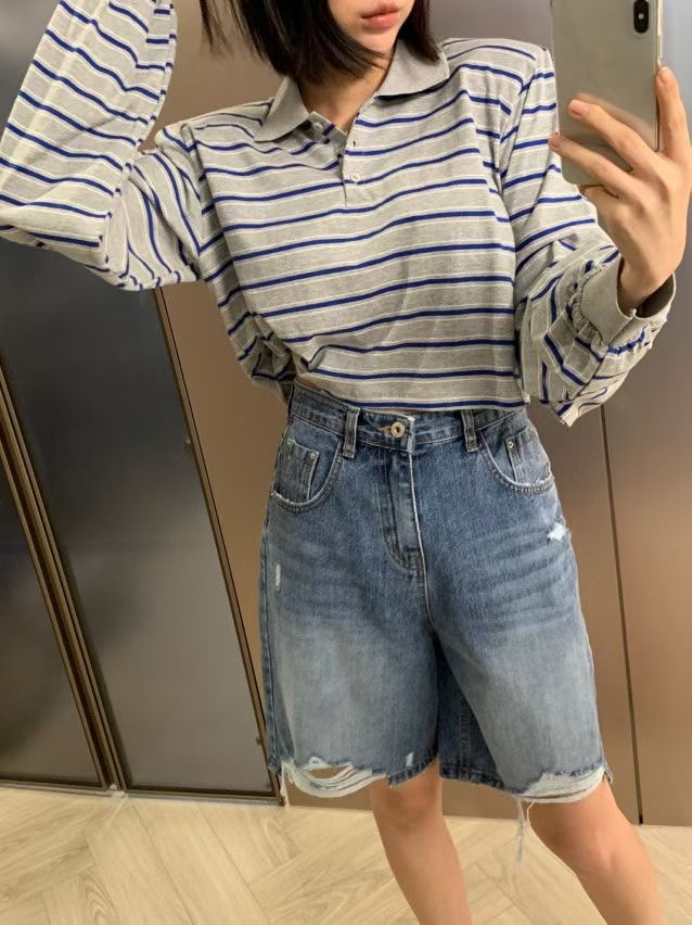 FAVOR東大門㊣實拍女士新款時尚休閑25秋冬人氣熱賣長袖T恤ARRICCHISI長袖T恤