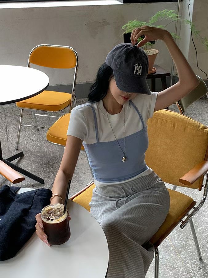 FAVOR東大門㊣代購女士新品25秋冬人氣職業熱賣推薦吊帶背心ARRICCHISI吊帶/背心