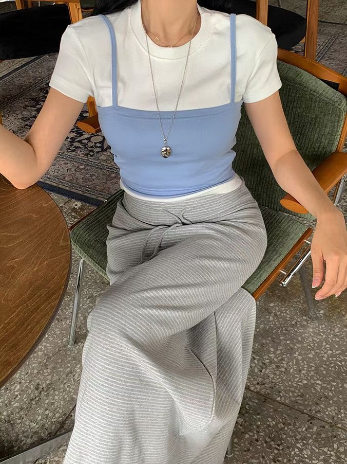 FAVOR東大門㊣代購女士新品25秋冬人氣職業熱賣推薦吊帶背心ARRICCHISI吊帶/背心