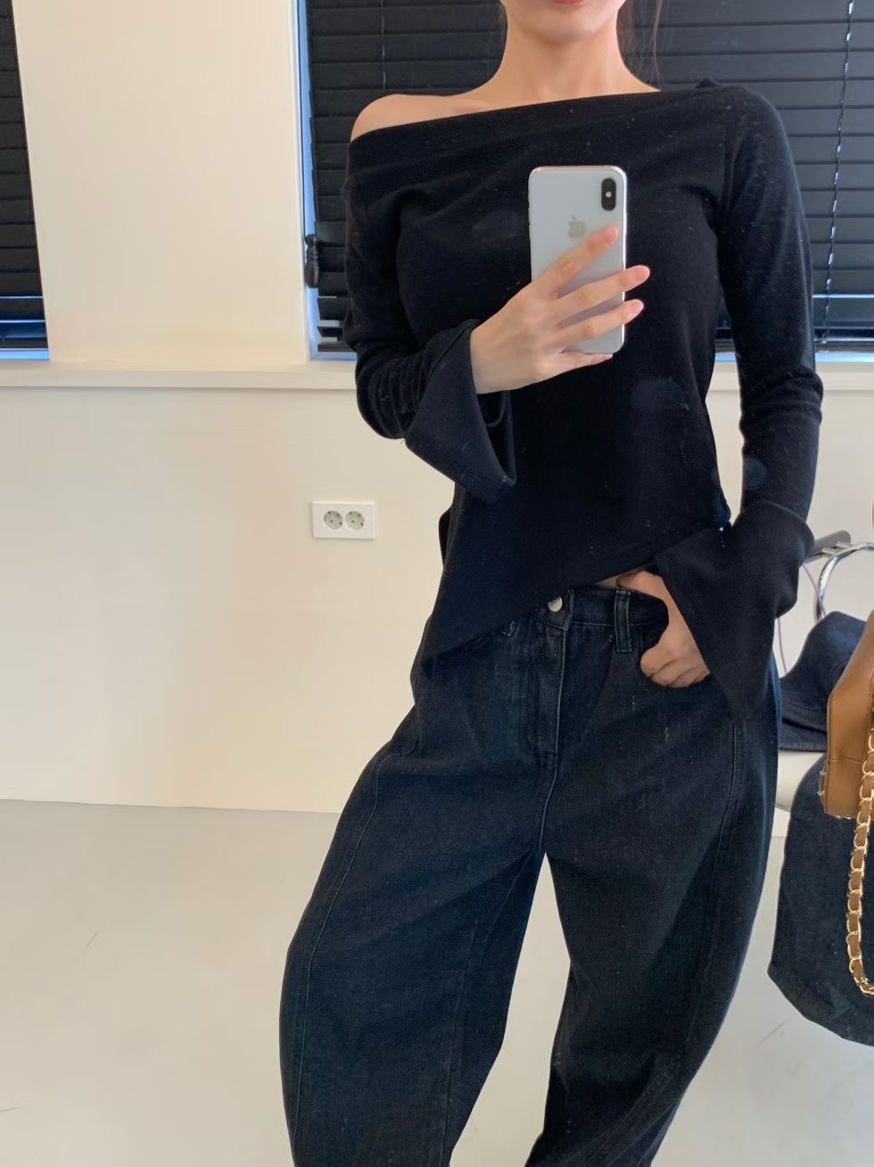 FAVOR韓國直郵㊣女士新款時尚職業人氣推薦熱賣休閑長袖T恤ARRICCHISI長袖T恤