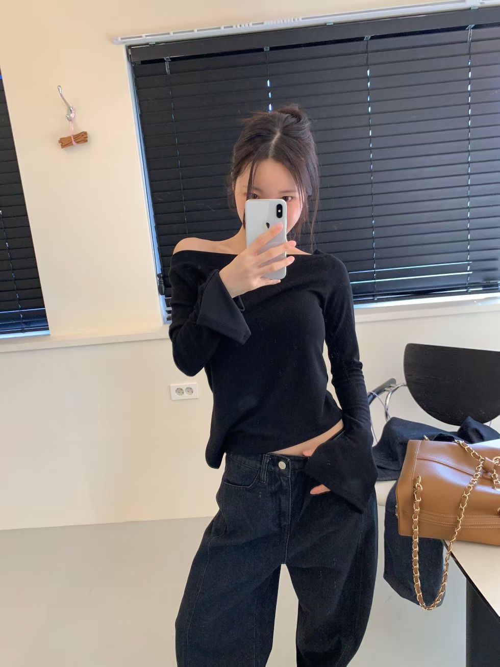 FAVOR韓國直郵㊣女士新款時尚職業人氣推薦熱賣休閑長袖T恤ARRICCHISI長袖T恤