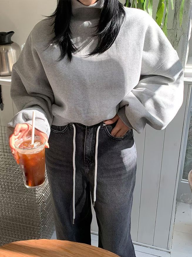 FAVOR東大門㊣代購女裝新款25秋冬休閑熱賣推薦時尚人氣衛衣ARRICCHISI衛衣圖色1