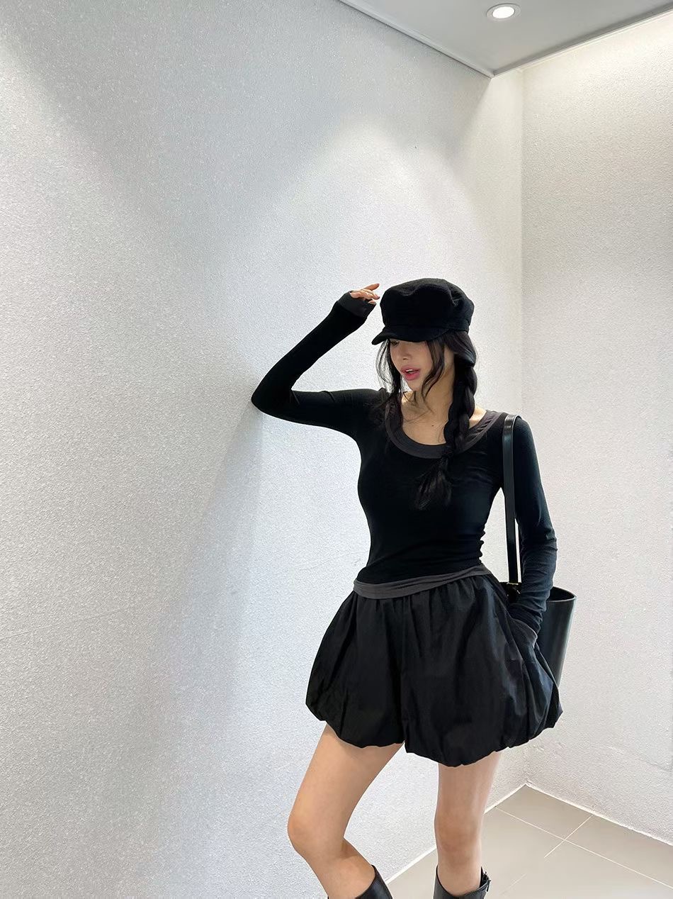 FAVOR韓國直郵㊣女裝新款推薦熱賣休閑25秋冬時尚人氣職業短褲ARRICCHISI短褲