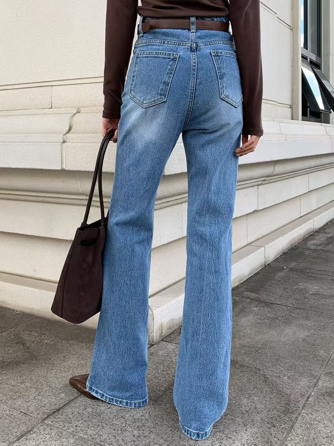 FAVOR東大門㊣代購女裝新品時尚熱賣休閑人氣牛仔褲不含腰帶ARRICCHISI牛仔褲