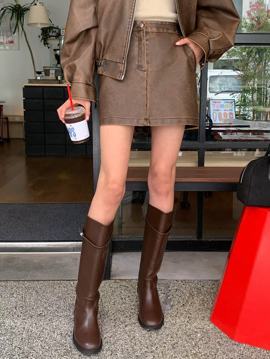 FAVOR東大門㊣直郵女裝新款25秋冬推薦熱賣休閑人氣時尚短裙ARRICCHISI短裙