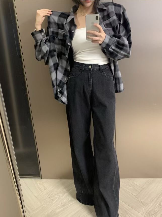 FAVOR韓國直郵㊣女裝新款熱賣職業休閑人氣25秋冬推薦牛仔褲ARRICCHISI牛仔褲圖色3