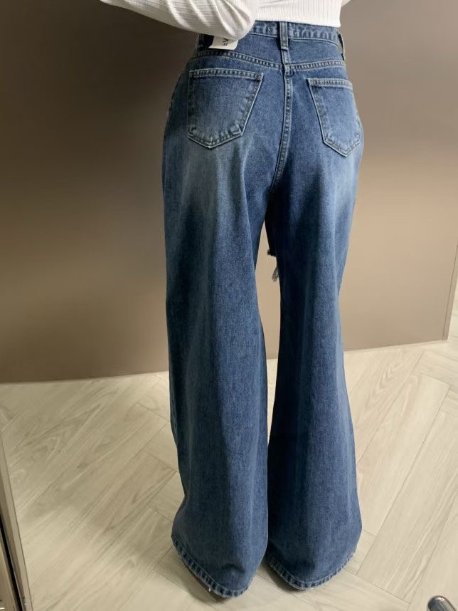 FAVOR東大門㊣實拍女裝新款時尚職業推薦休閑熱賣人氣牛仔褲ARRICCHISI牛仔褲