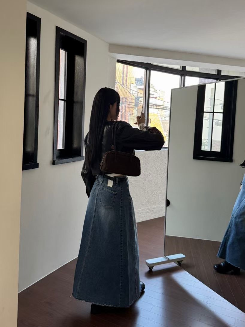 FAVOR韓國直郵㊣女士新款25秋冬時尚職業推薦熱賣長裙不含腰帶ARRICCHISI長裙