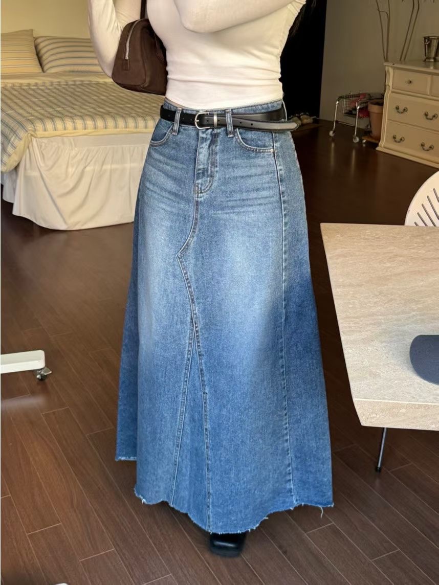 FAVOR韓國直郵㊣女士新款25秋冬時尚職業推薦熱賣長裙不含腰帶ARRICCHISI長裙圖色1