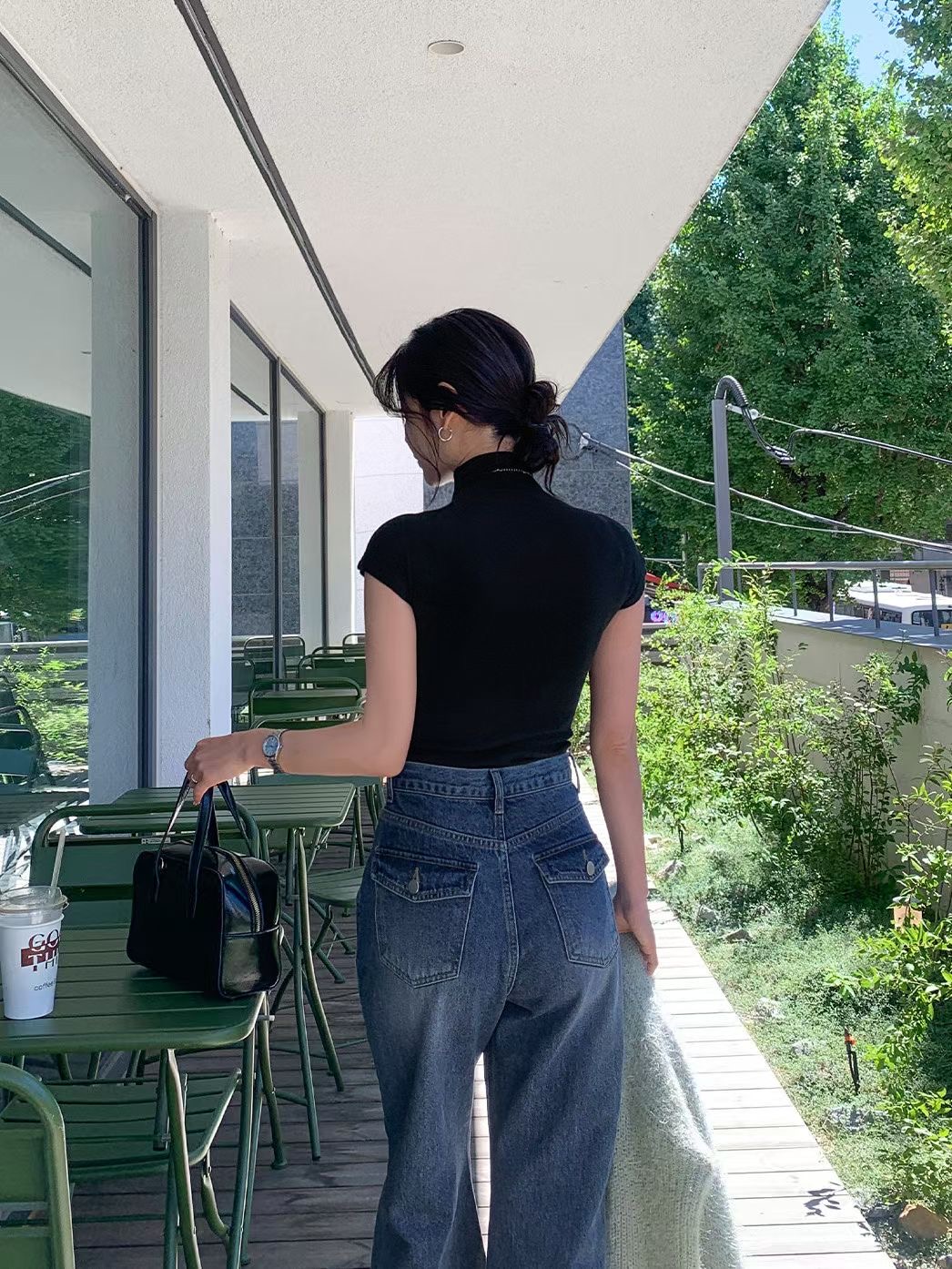 FAVOR東大門㊣實拍女裝新款休閑熱賣職業推薦時尚25秋冬T恤ARRICCHISIT恤