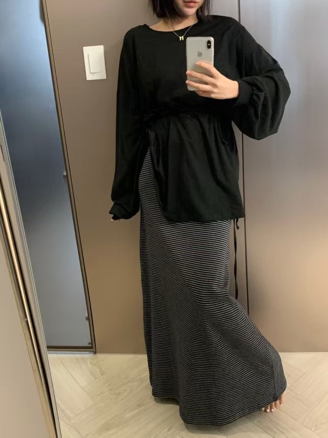 FAVOR韓國代購㊣女士新款休閑推薦時尚職業人氣熱賣長袖T恤ARRICCHISI長袖T恤