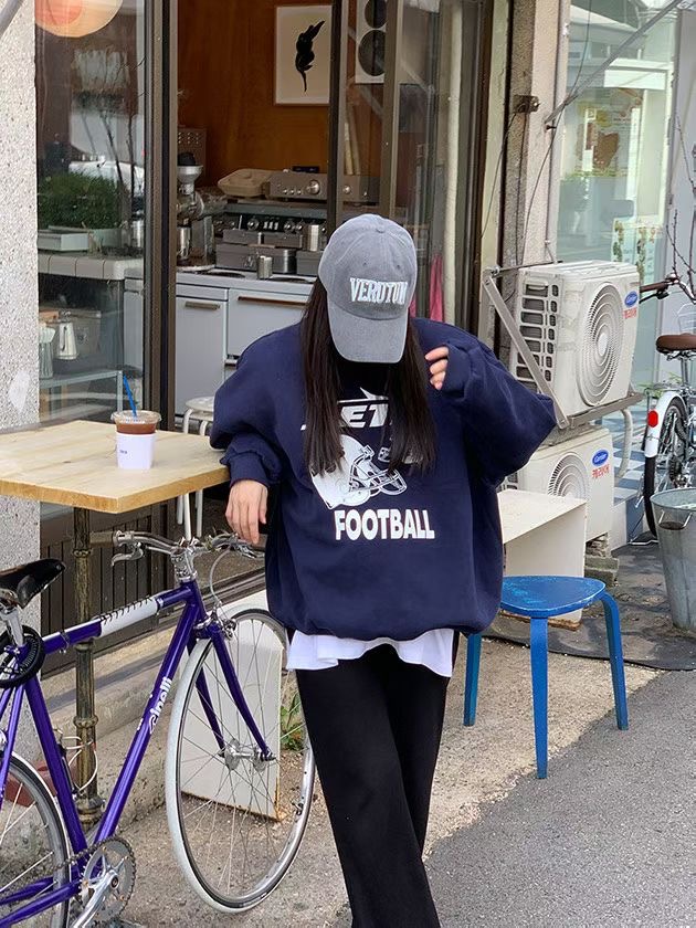 FAVOR東大門㊣代購女裝新品時尚休閑25秋冬推薦人氣職業衛衣ARRICCHISI衛衣