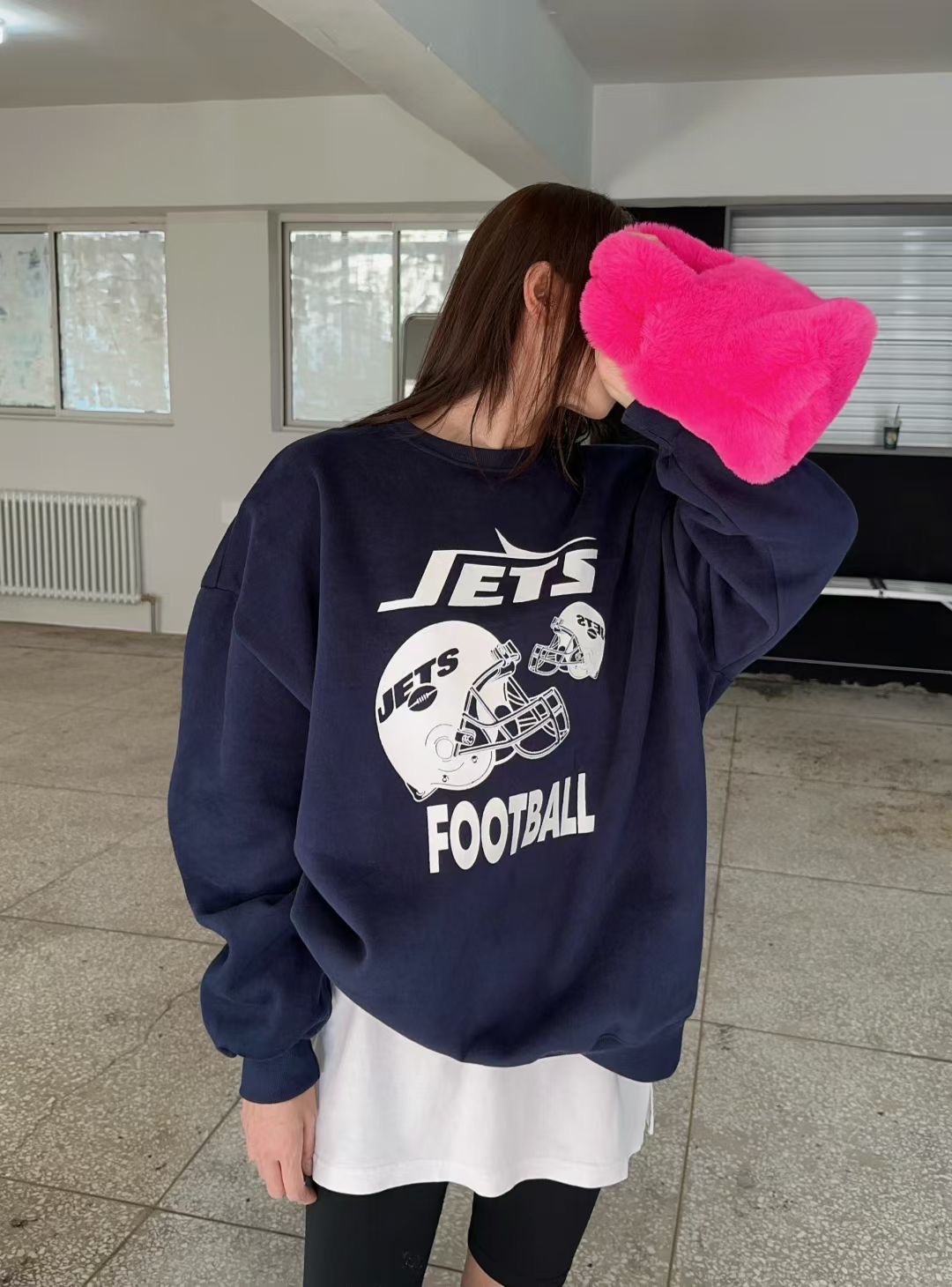 FAVOR東大門㊣代購女裝新品時尚休閑25秋冬推薦人氣職業衛衣ARRICCHISI衛衣圖色1